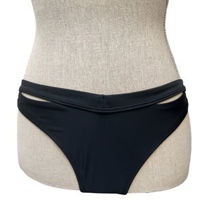 NWT Adore Me Cutout Black Bikini Bottom, size Small